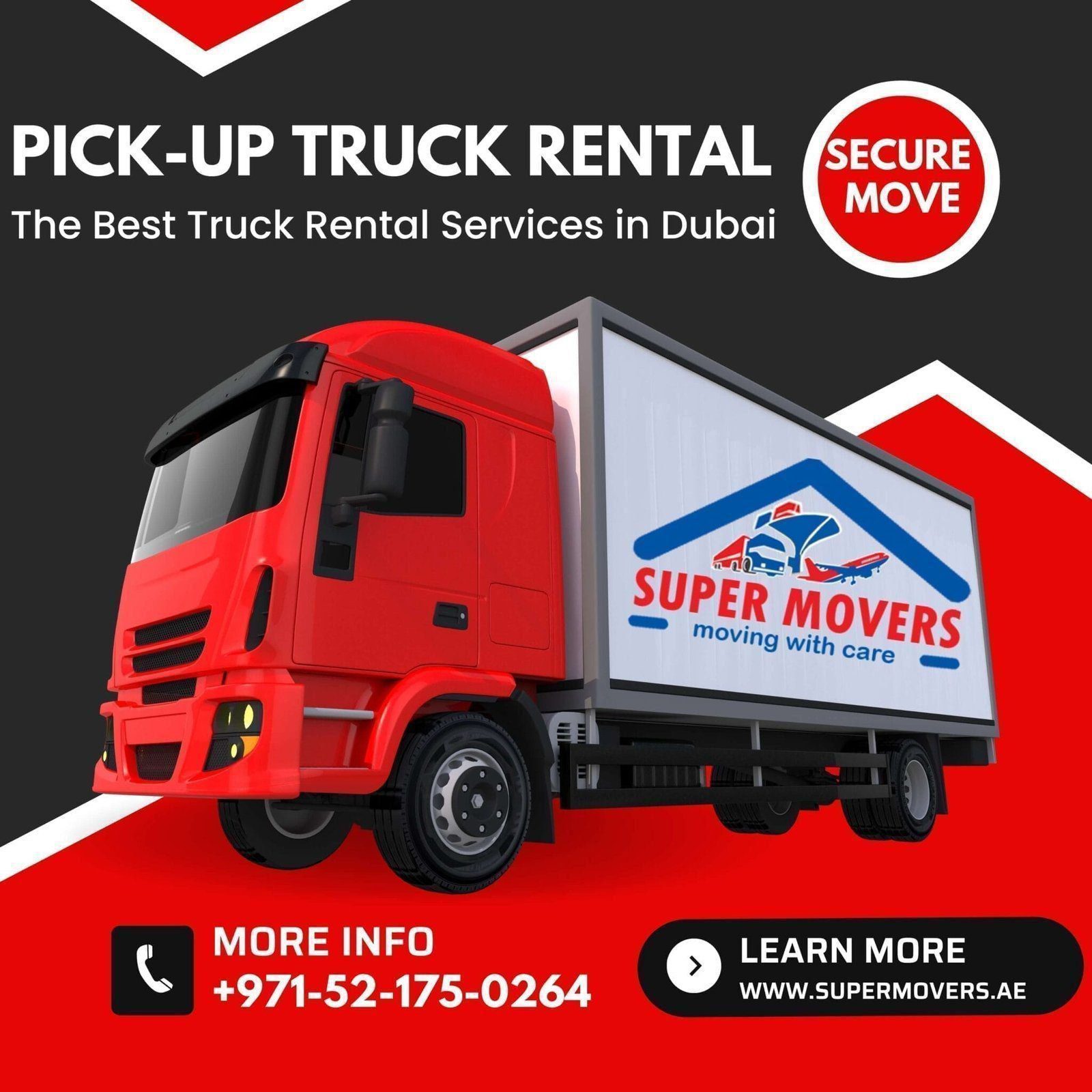 Rent A Pickup Truck In Dubai With Super Movers | Super Movers