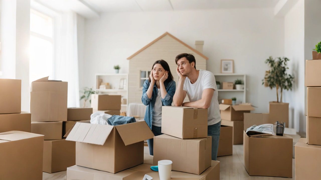 packing boxes for a home move